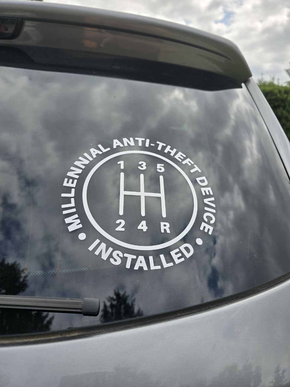 Anti Theft Decal